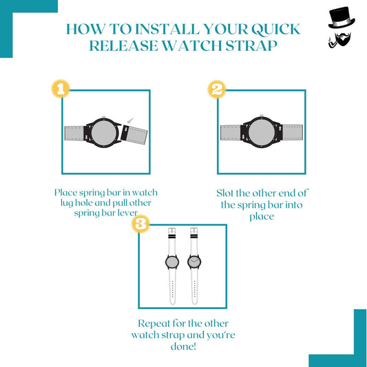 Elastic Solo Loop Nylon Watch Strap | GREY | 20 22 mm