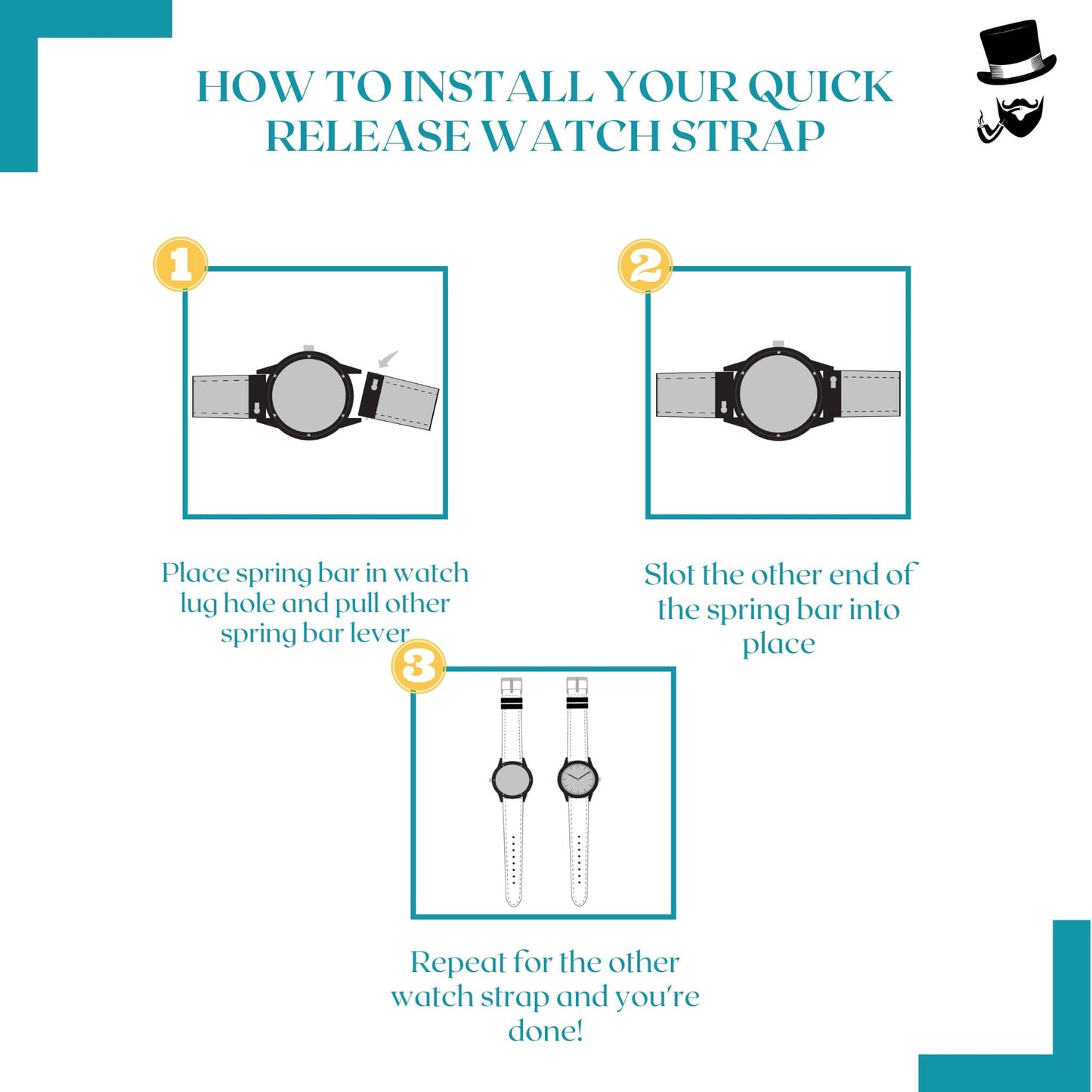 Two Tone Silicone Sports Watch Strap | BLACK / WHITE | 20 22 24 mm