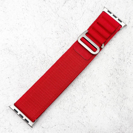 Alpine Loop Watch Strap For Apple Watch In Red 1