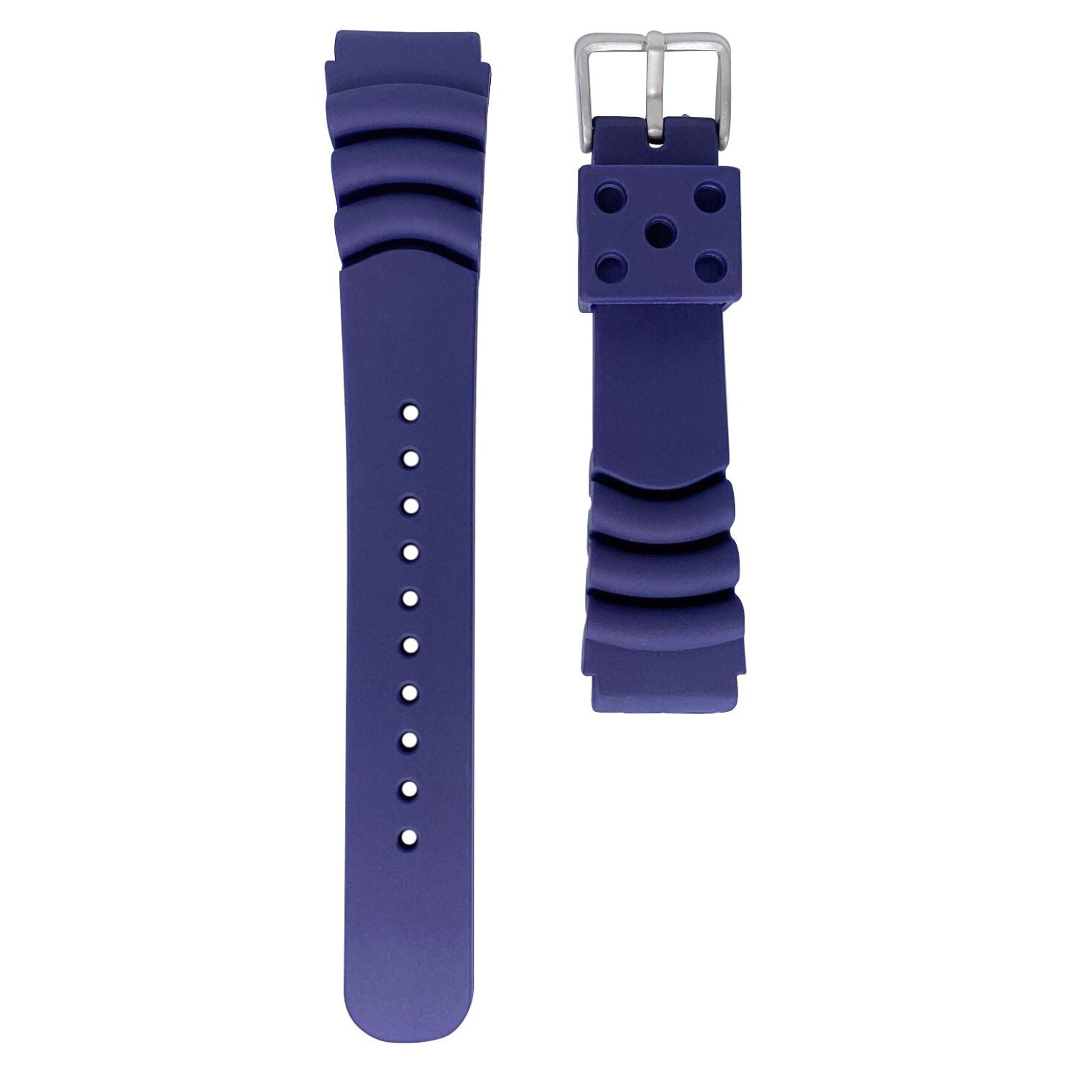 Silicone dive best sale watch bands