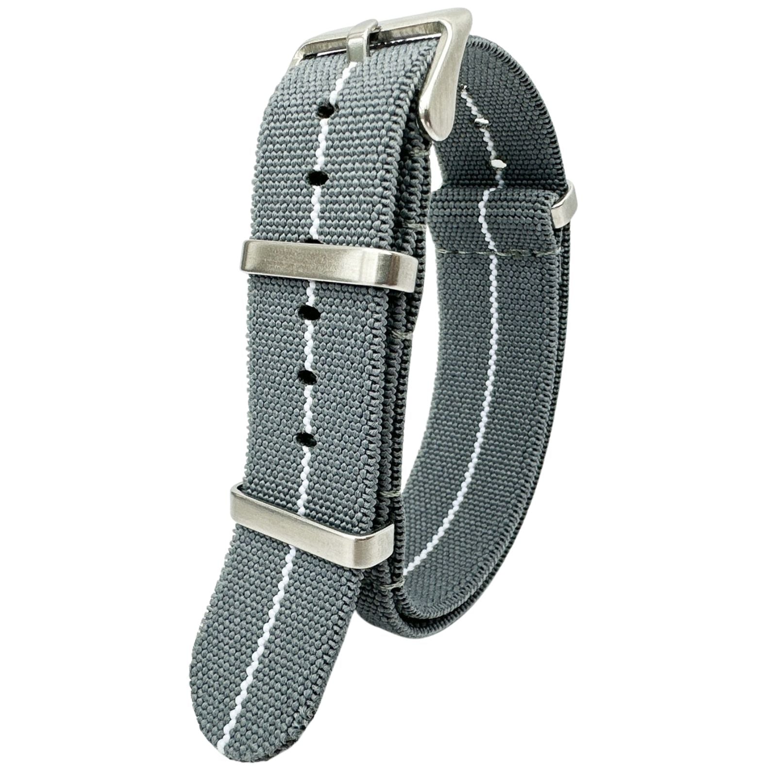 Elastic nato best sale watch strap