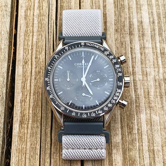 Elastic Solo Loop Watch Band Light Grey 2