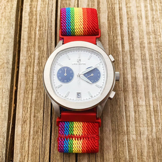 Elastic Solo Loop Watch Band Rainbow 2