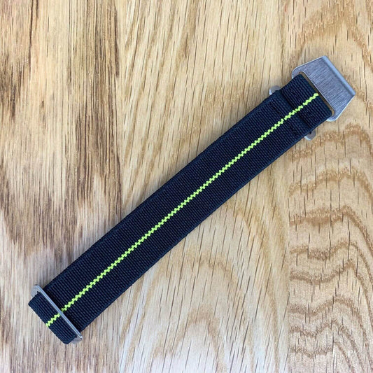 Marine Nationale Watch Strap Black Yellow 2