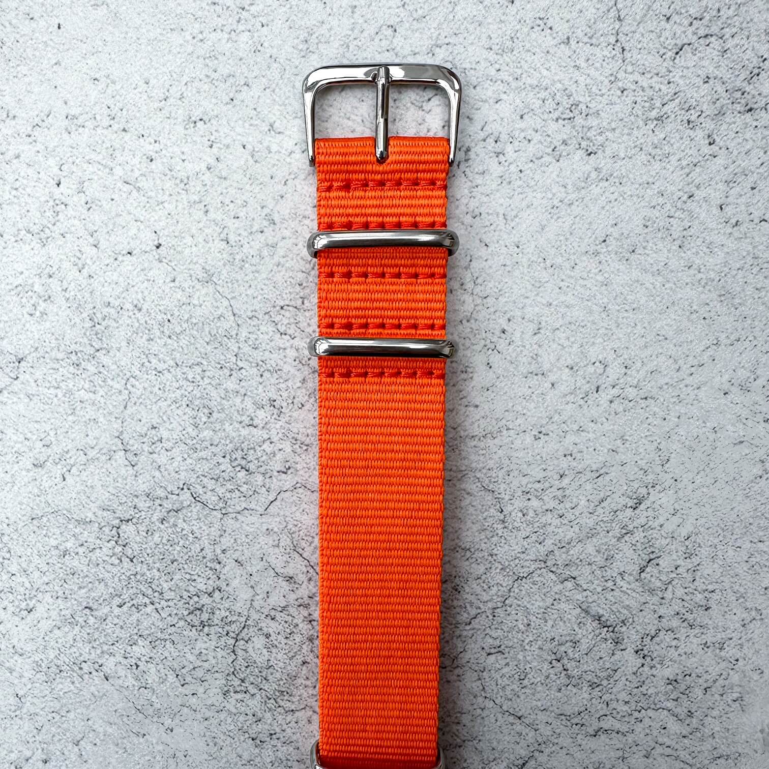 NATO Watch Strap Orange 4