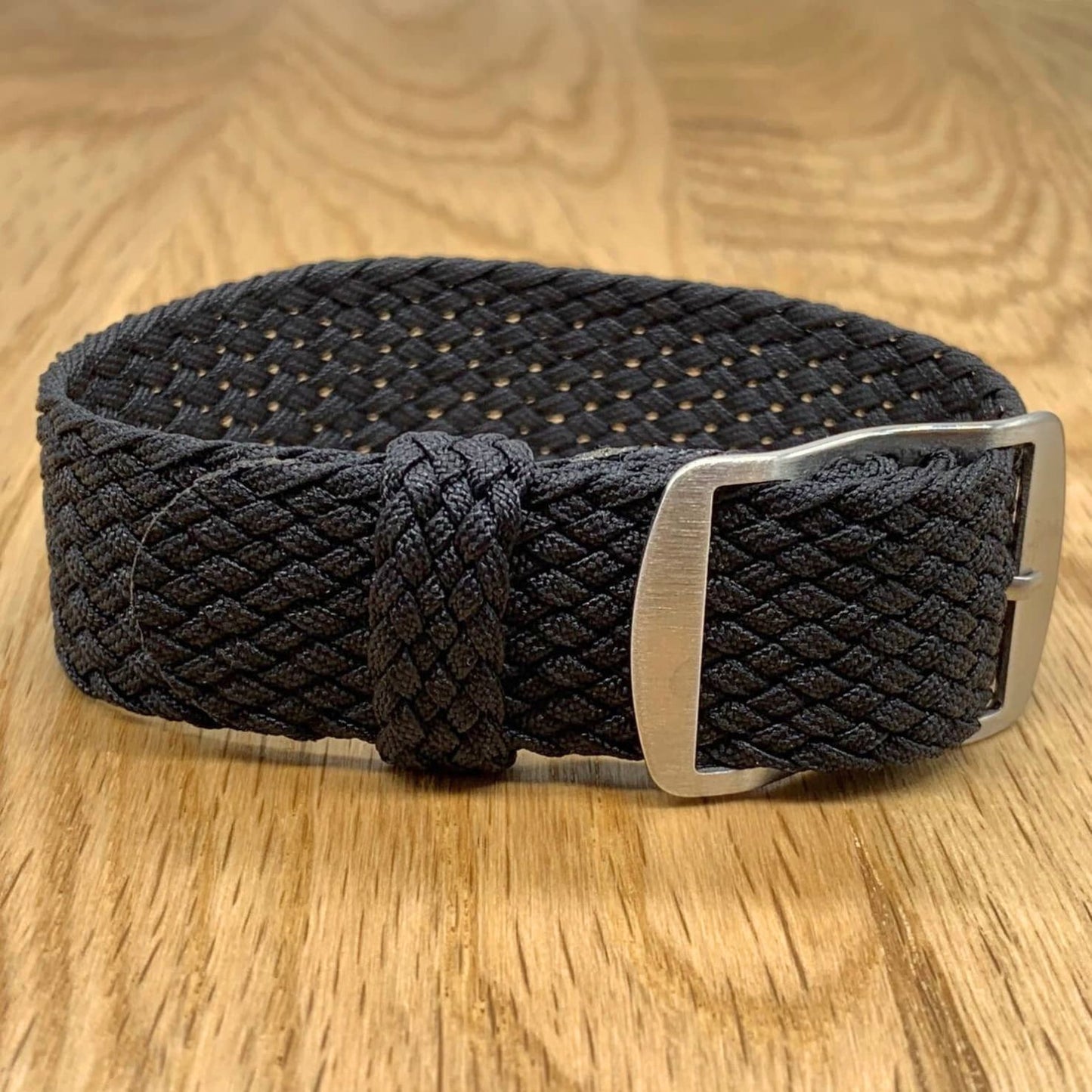 Perlon Watch Strap Black 2