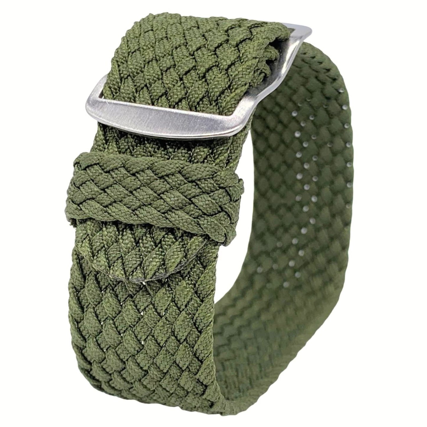 Perlon Watch Strap Green 1