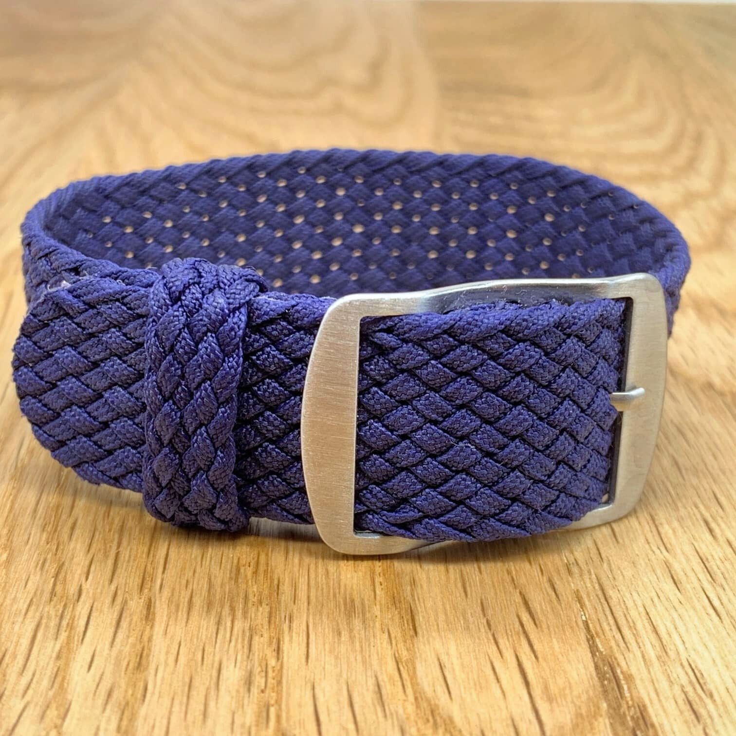 Perlon Watch Strap Navy Blue 3