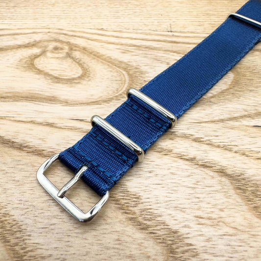 Seatbelt NATO Military Style Watch Strap Blue 1