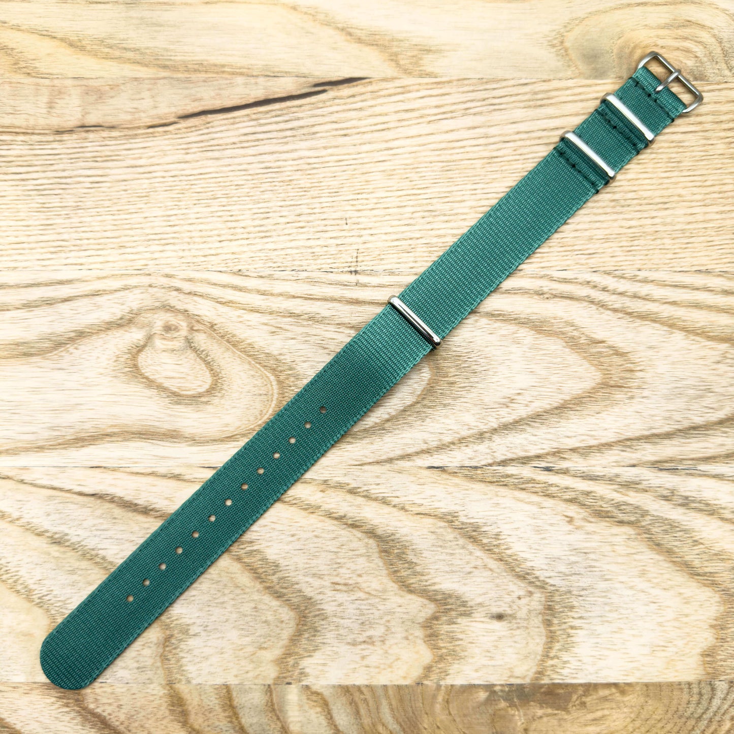 Seatbelt NATO Military Style Watch Strap Green 3