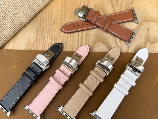 Premium Leather Apple Watch Straps From The Thrifty Gentleman