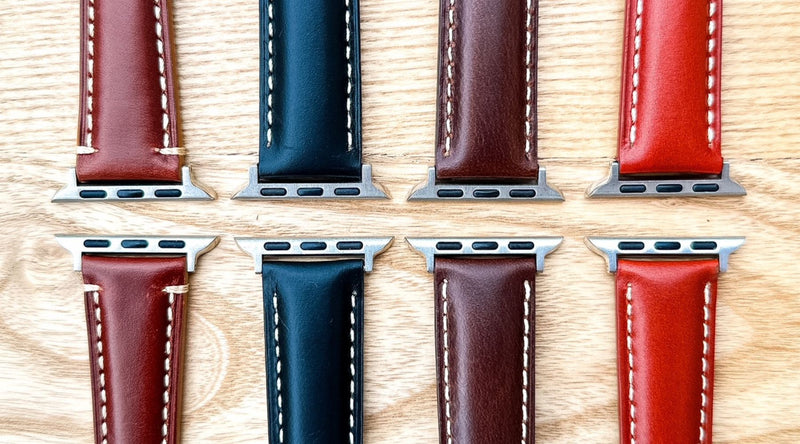 Leather Apple Watch Straps: Oil Wax Cowhide vs Italian Waxed