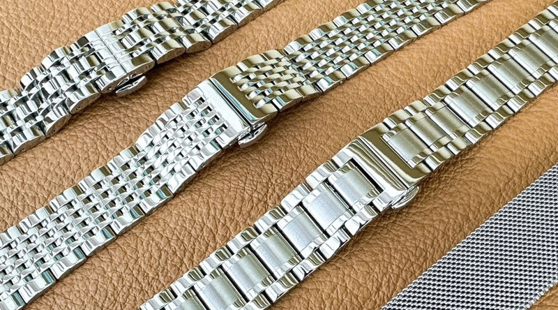 Mesh vs Link Bracelet vs Oyster Metal Watch Strap Types