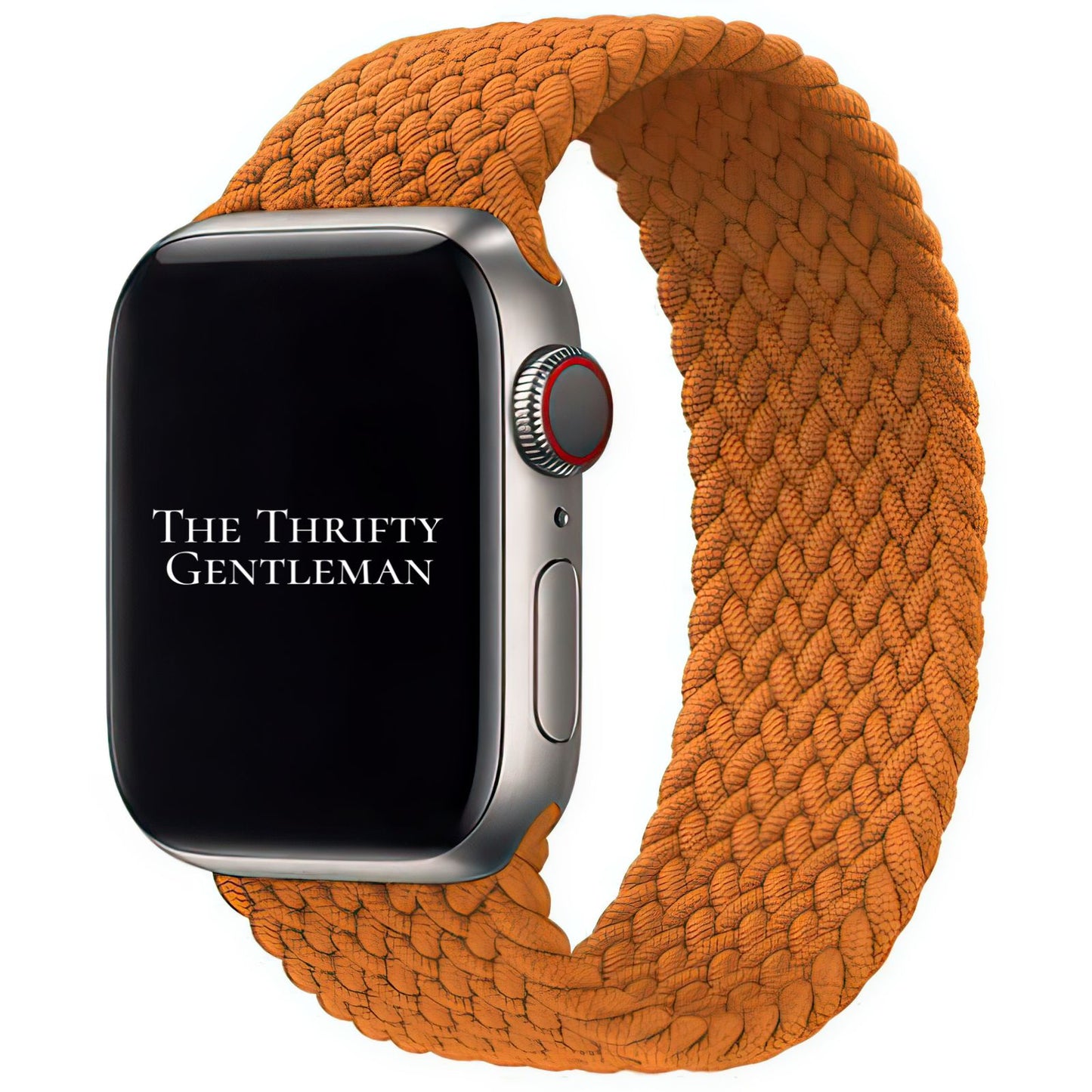 Braided Elastic Watch Band For Apple Watch in Chocolate Brown The Thrifty Gentleman