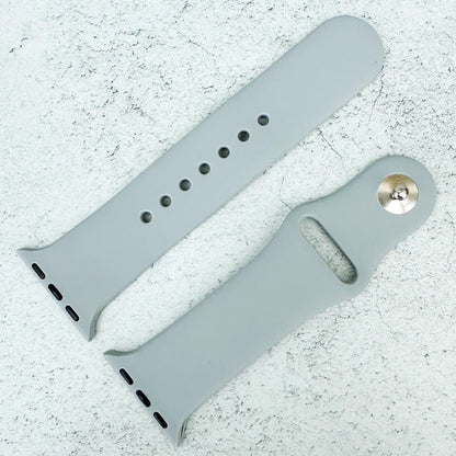 Classic Silicone Strap For Apple Watch In Fog Grey 2