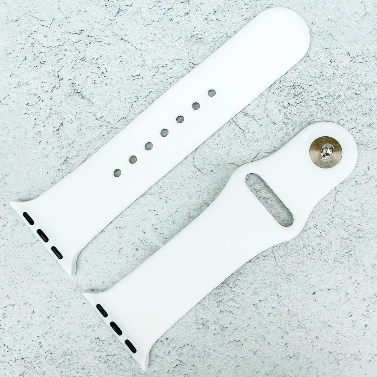 Classic Silicone Strap For Apple Watch In Frost White 2