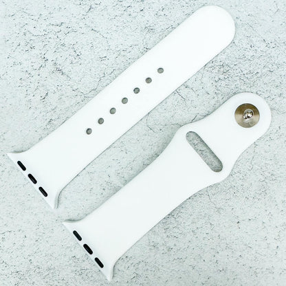 Classic Silicone Strap For Apple Watch In Frost White 2