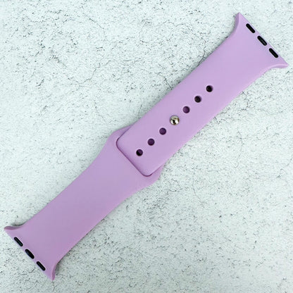 Classic Silicone Strap For Apple Watch In Lavender Purple 1