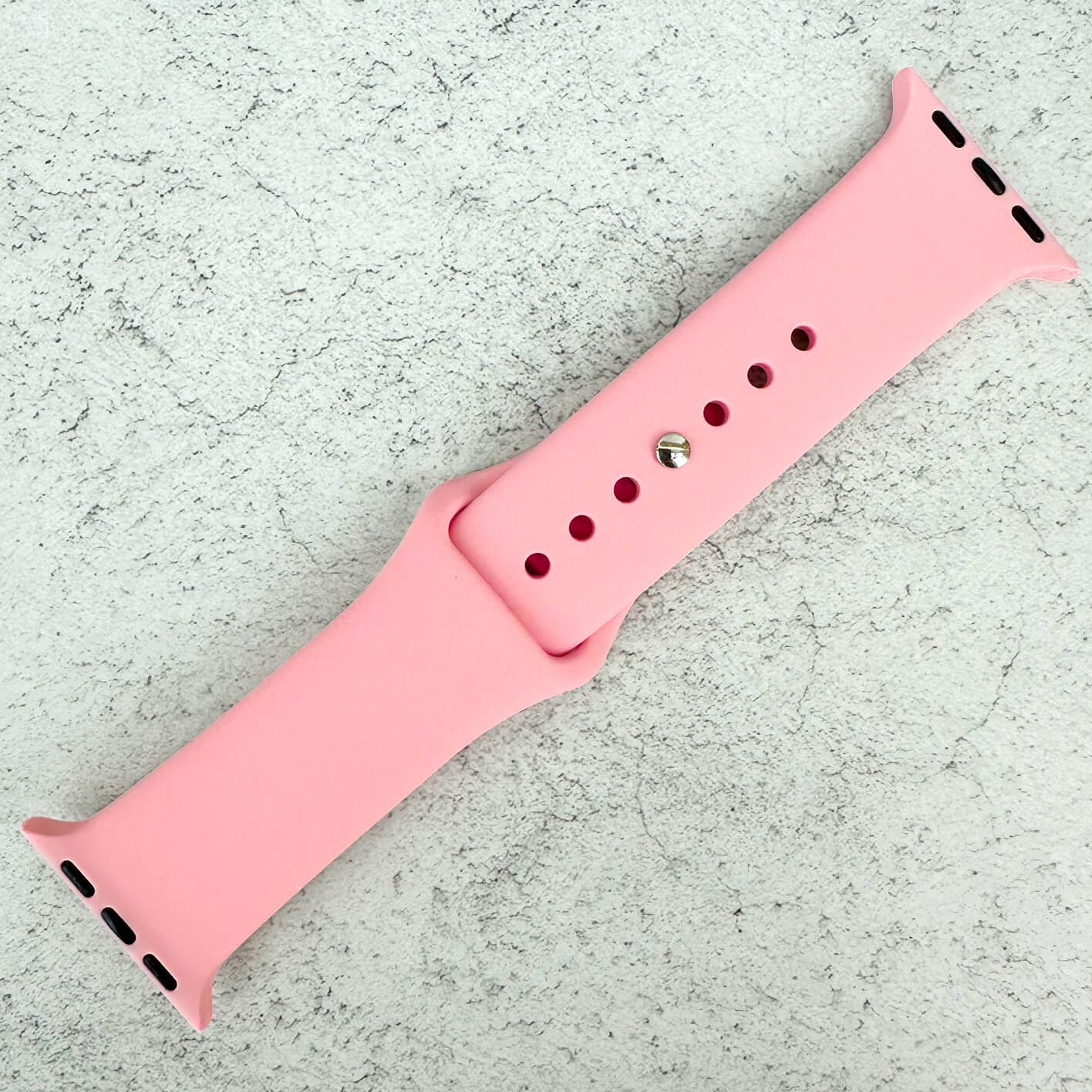 Classic Silicone Strap For Apple Watch In Vintage Pink 1