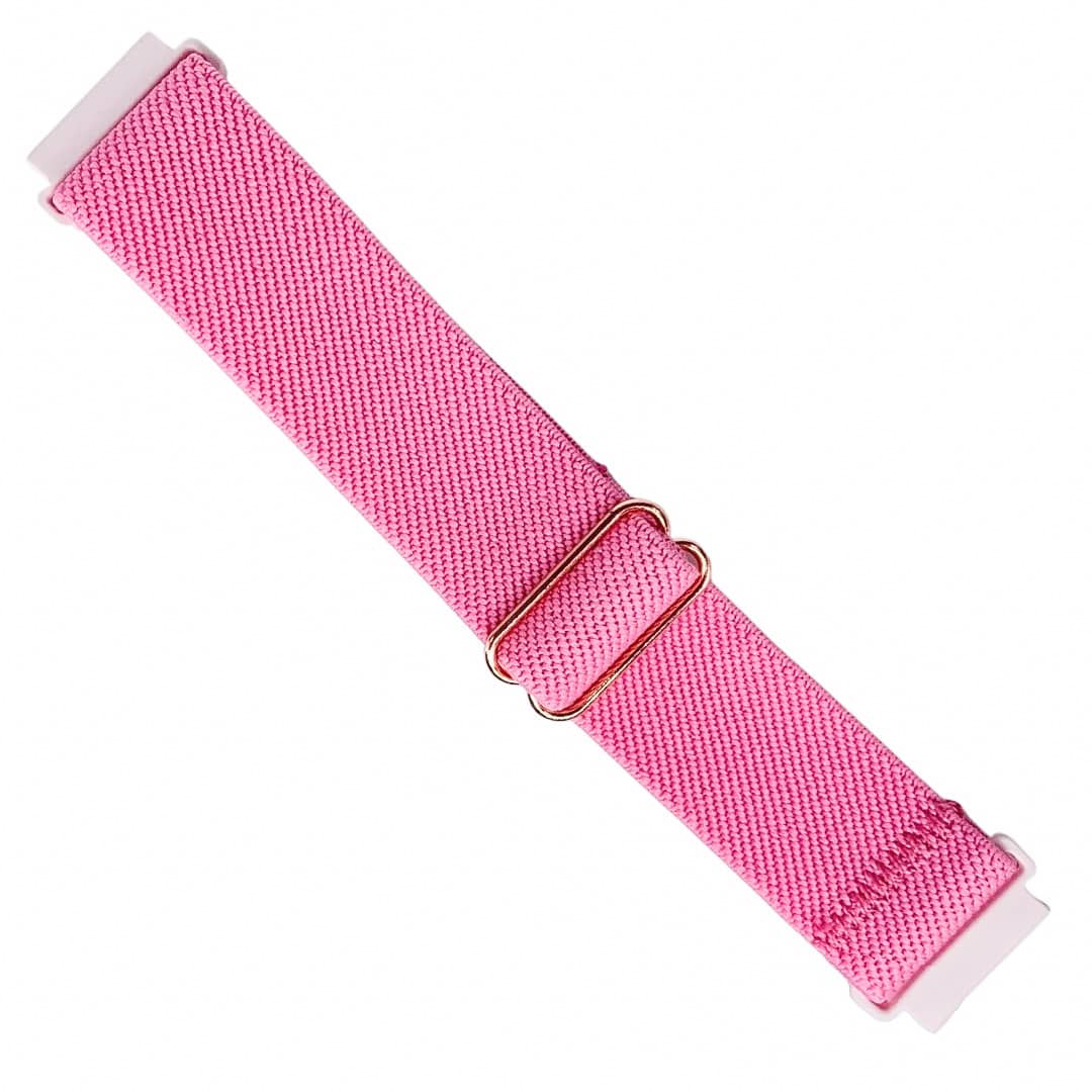 Elastic Solo Loop Watch Band Bright Pink