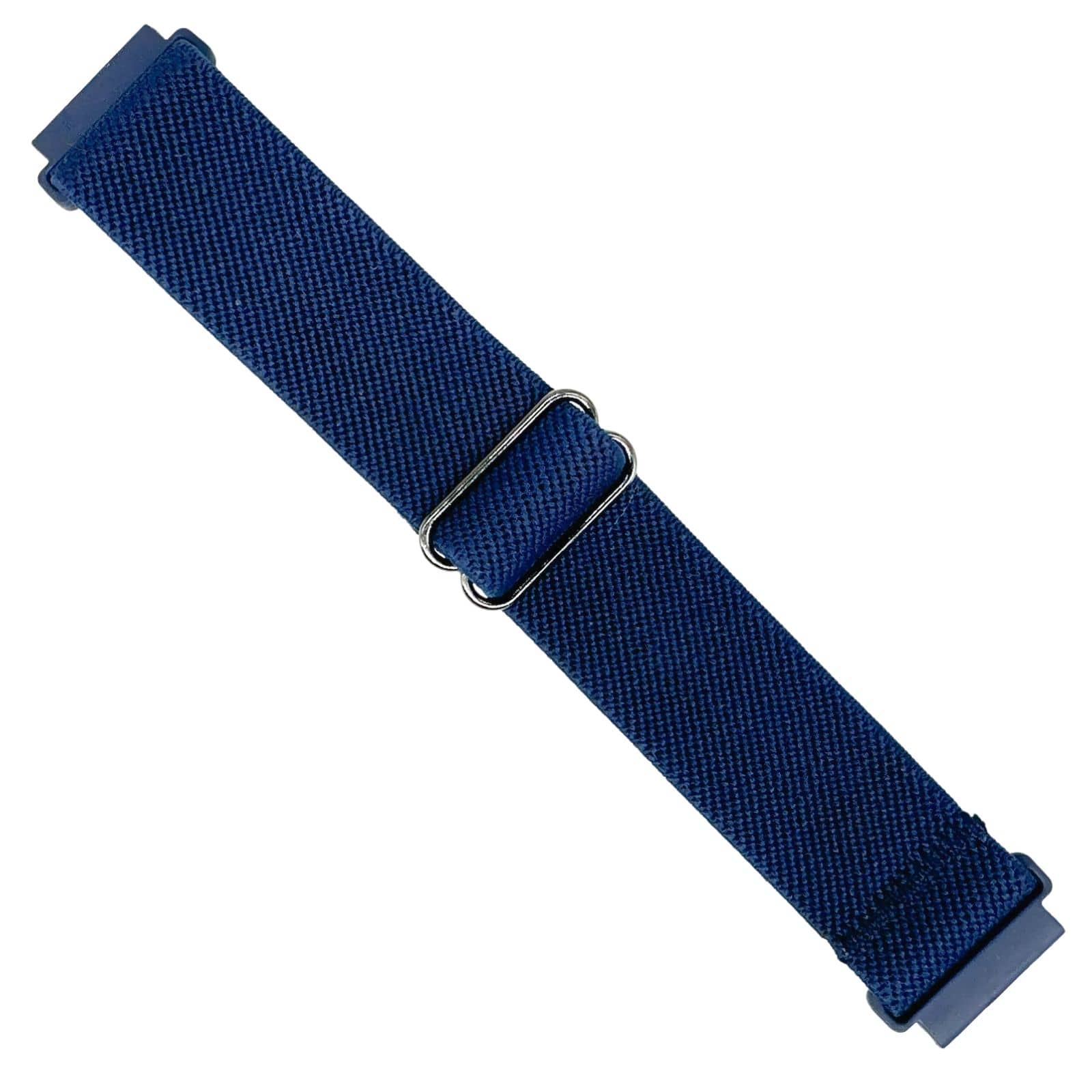 Elastic Solo Loop Quick Release Watch Strap - Dark Blue