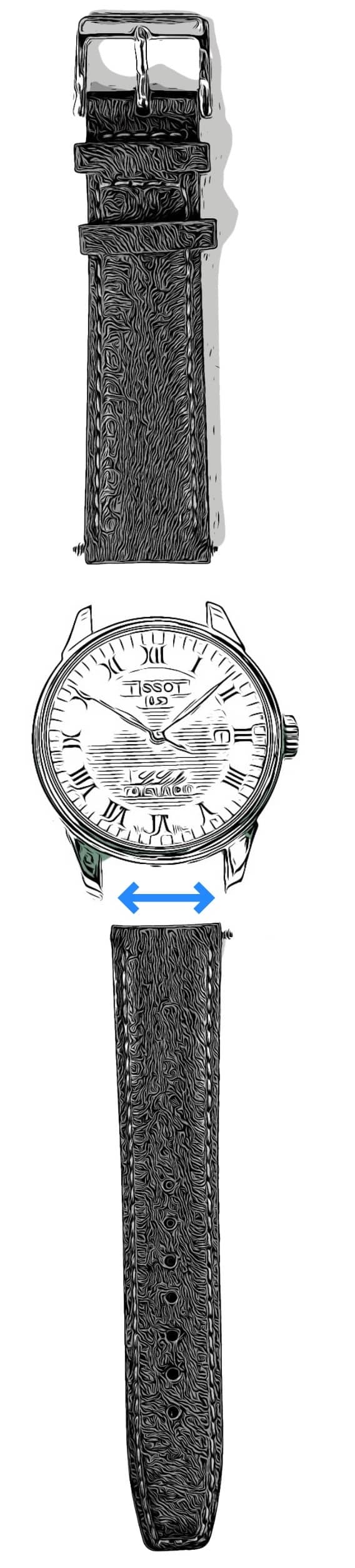 How to measure your watch lug width and choose the right watch strap