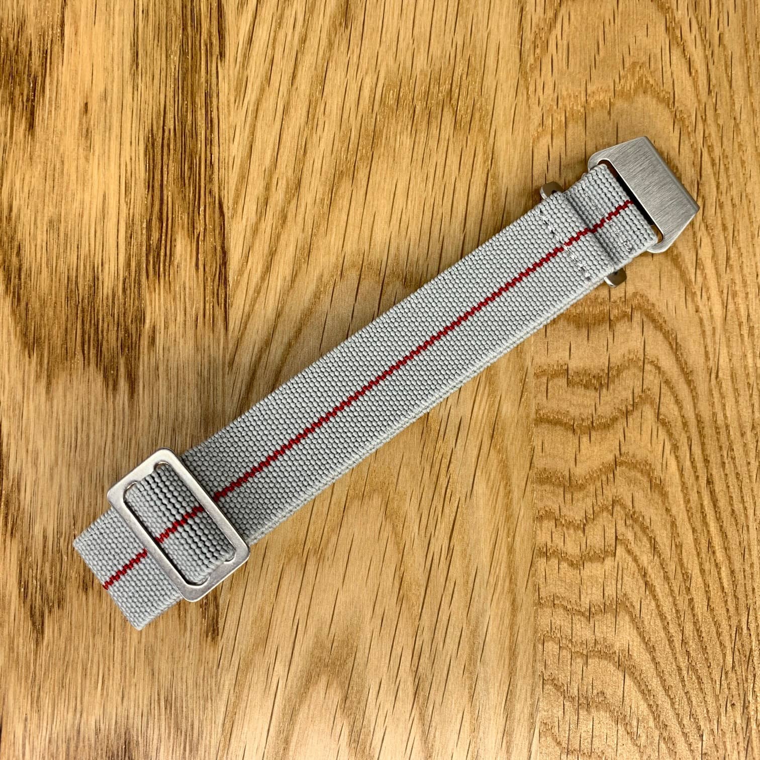 Marine Nationale Watch Strap Grey Red Military Bands