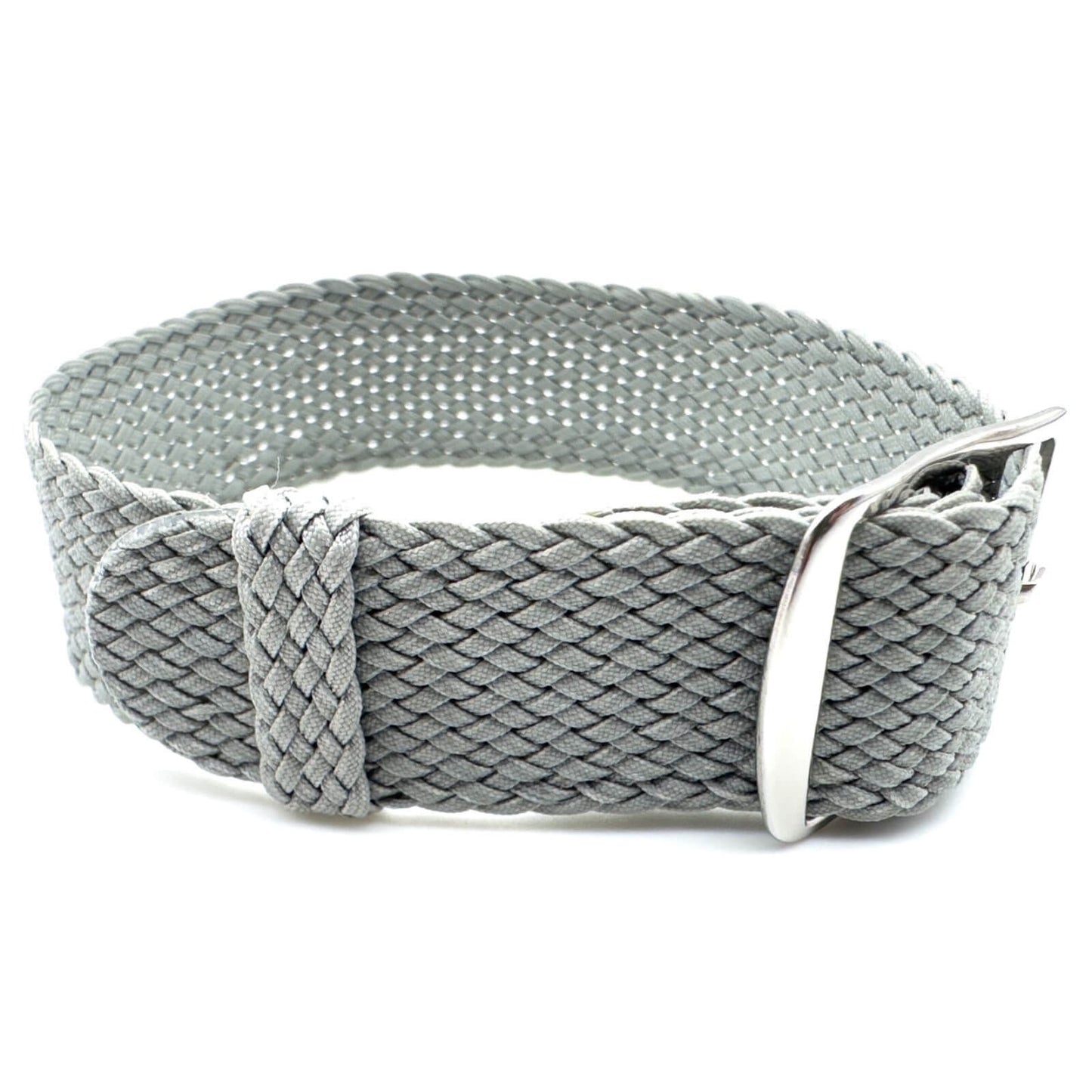Perlon Braided One Piece Watch Strap Grey The Thrifty Gentleman