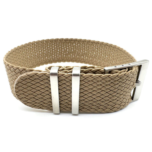 Perlon Watch Strap With Adjustable Buckle Khaki The Thrifty Gentleman