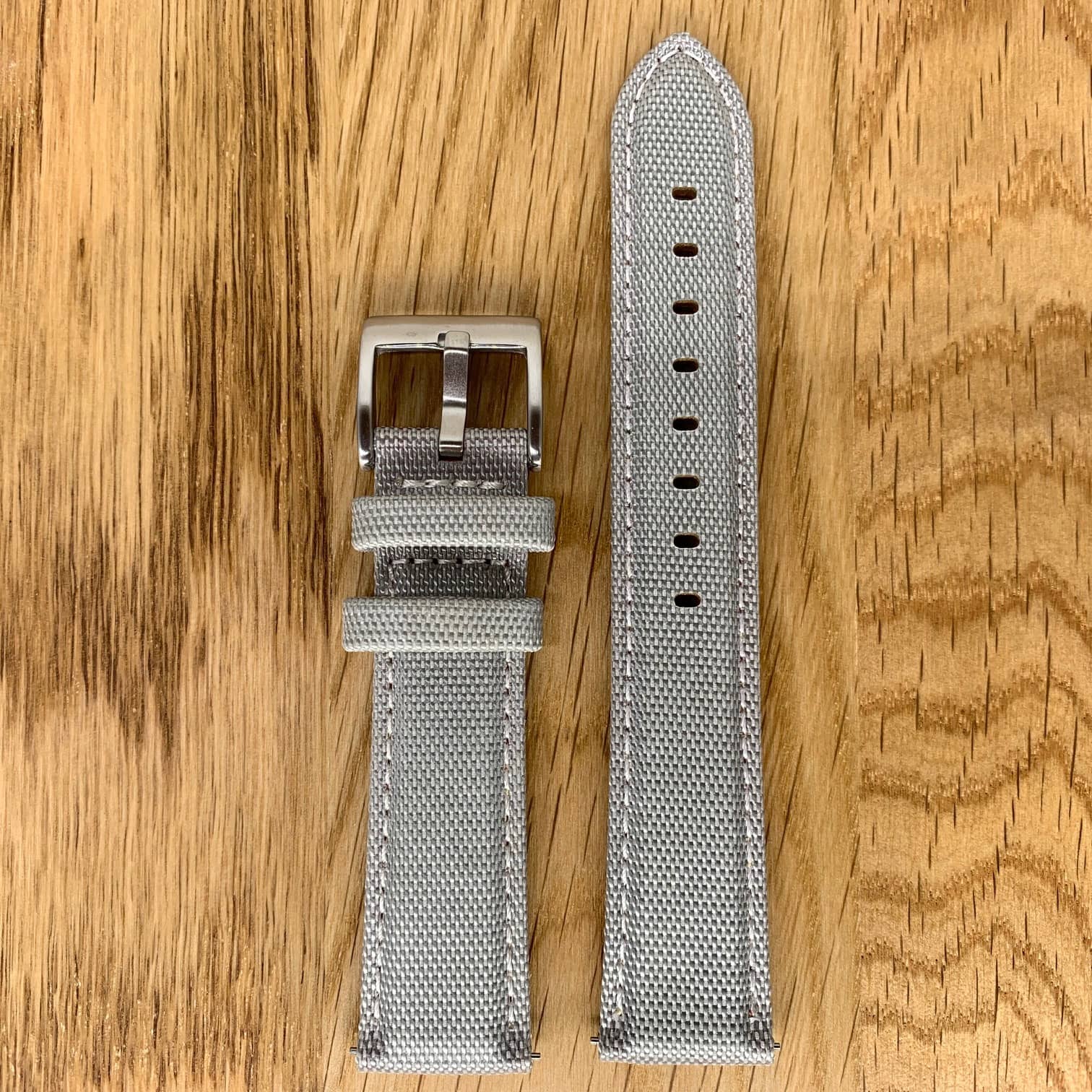 tonjett high quality multicolor nylon sailcloth watch... Sailcloth Nylon Watch Strap - Grey | Quick Release Bands