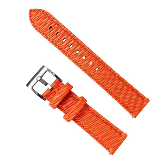 Sailcloth Watch Strap Orange 1