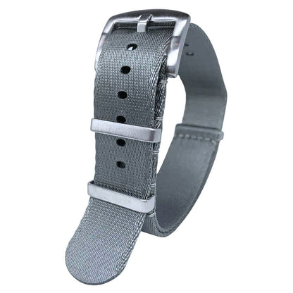 Seatbelt Nylon NATO Watch Strap GREY 20 22 mm