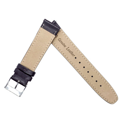 Super Soft Calfskin Genuine Leather Watch Strap Sable Brown 3