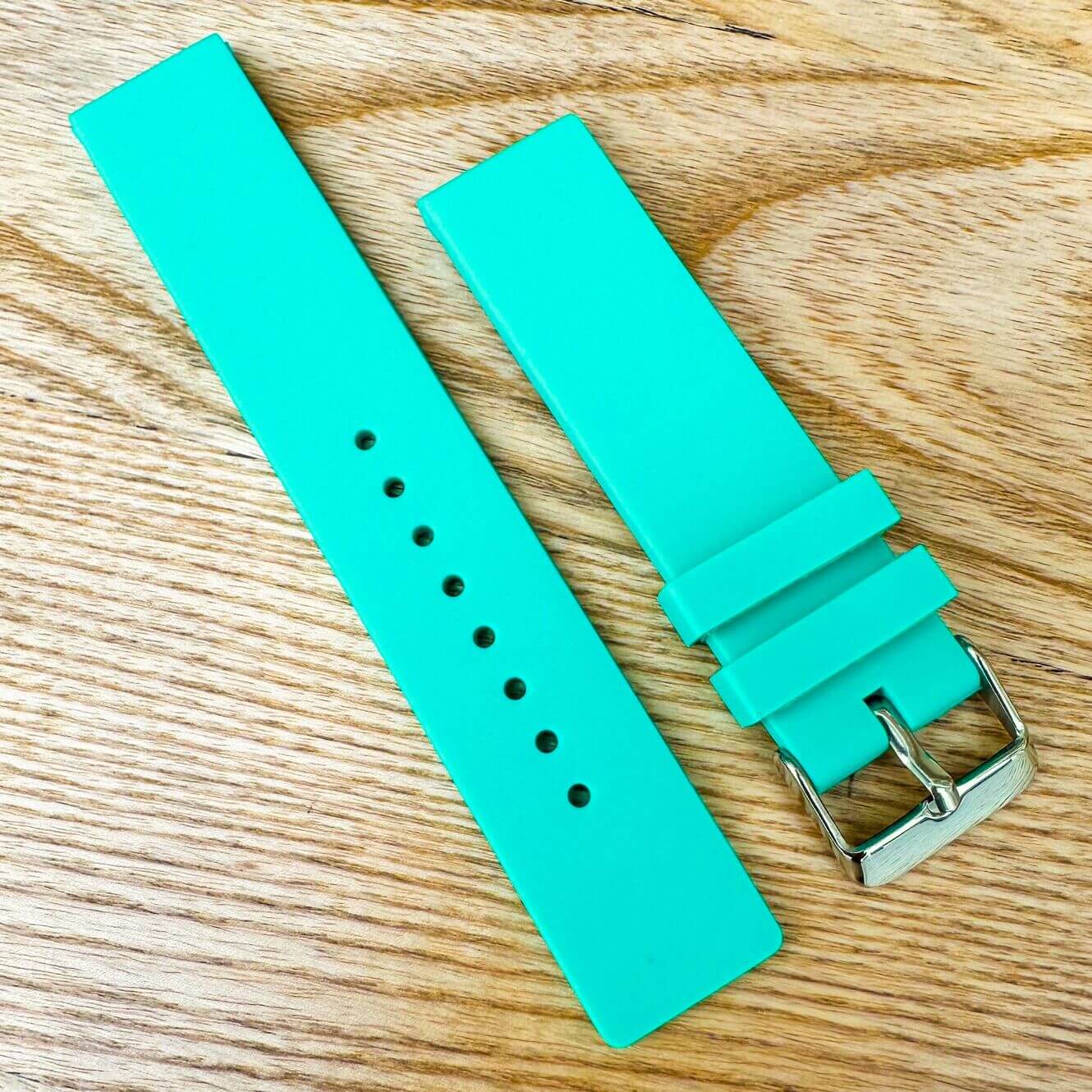 Soft Silicone Universal Watch Strap Green 2