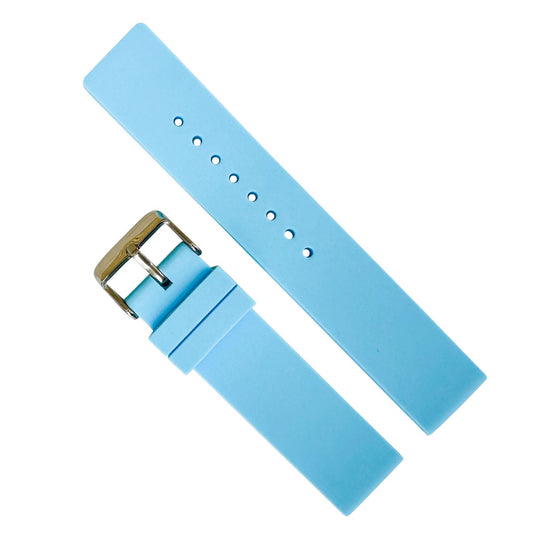 Soft Silicone Universal Watch Strap Light Blue 1