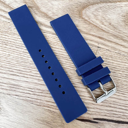 Soft Silicone Universal Watch Strap Navy Blue 2