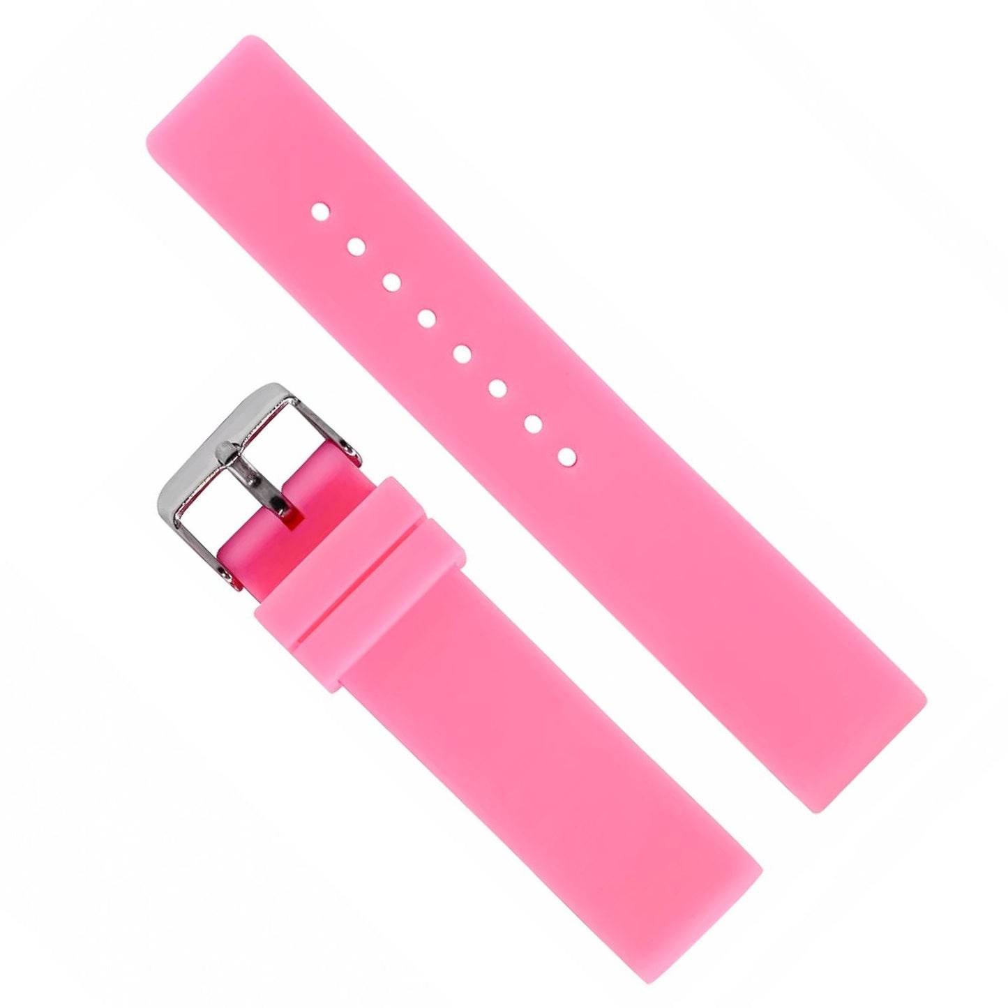 Soft Silicone Universal Watch Strap Pink 1