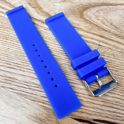 Soft Silicone Universal Watch Strap Royal Blue 3