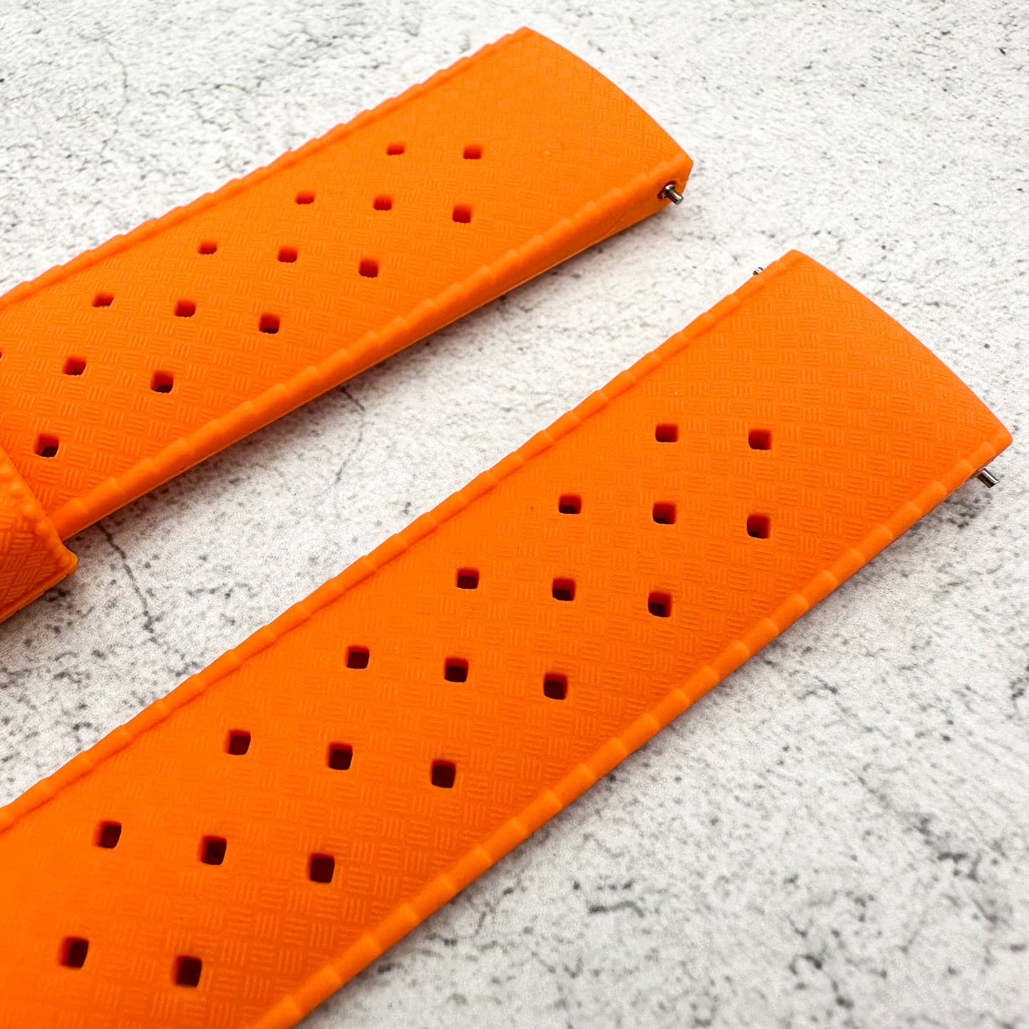 Cinturino Orologio Silicone Cinturino Orologio In Silicone/gomma Tropical - Forato, Sub Vintage, Larghezze 20/22 Mm Pantaloncino Uomo Cotone