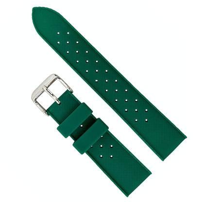 Tropical Silicone Watch Band Green 1
