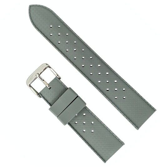Tropical Silicone Watch Band Grey 1