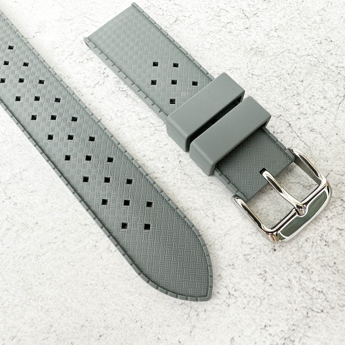 Tropical Silicone Watch Band Grey 4