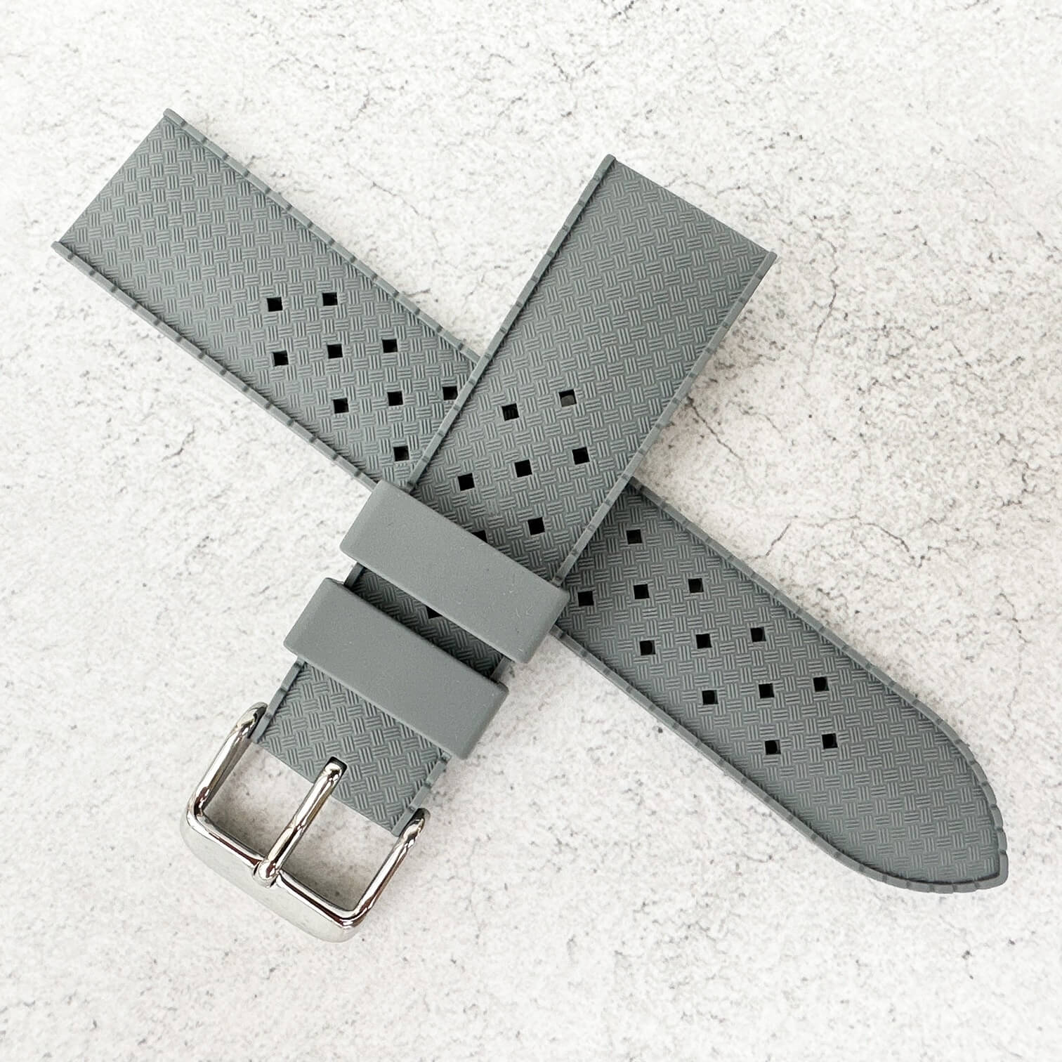 Tropical Silicone Watch Band Grey 5