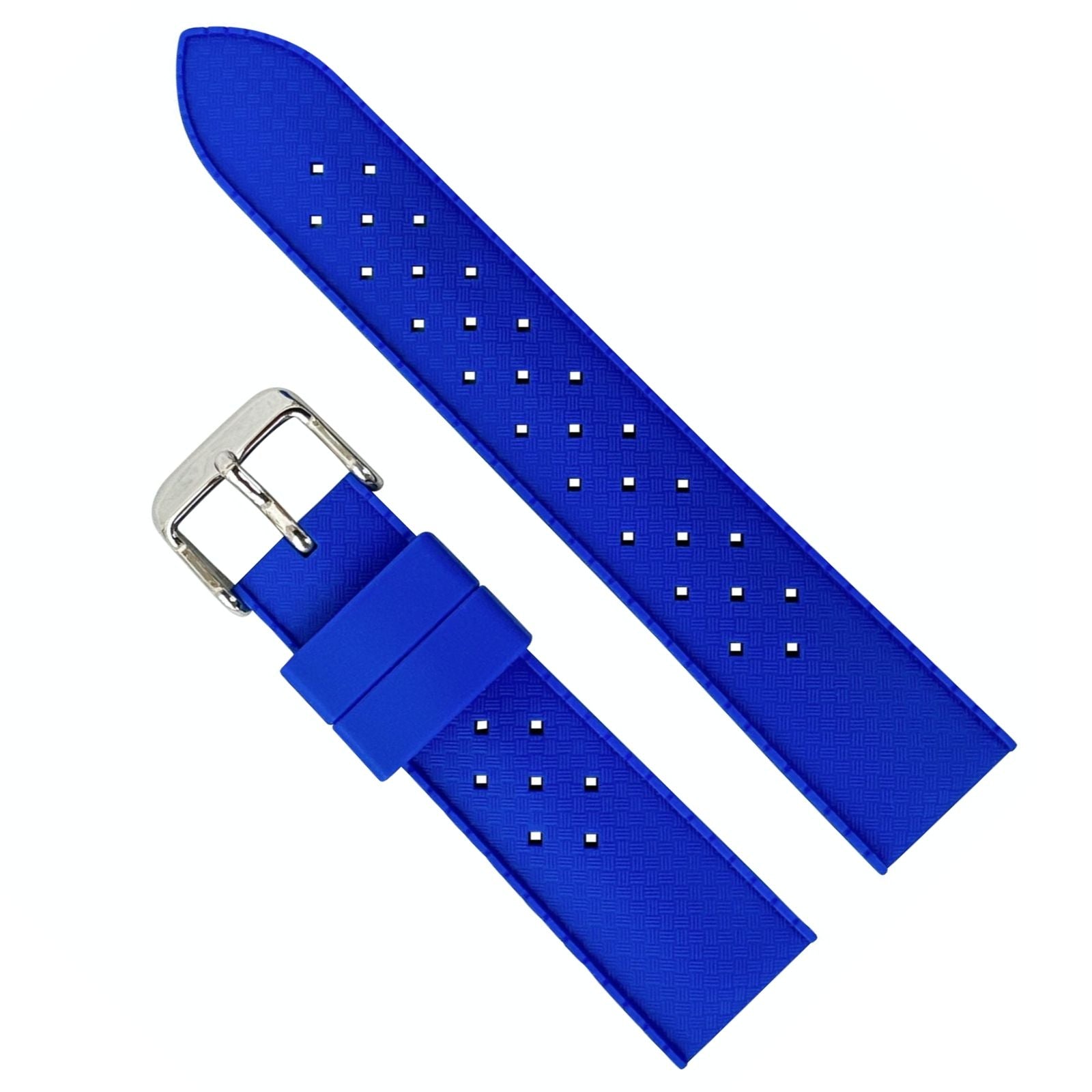 Tropical Silicone Watch Band Royal Blue 1
