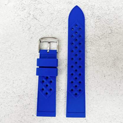 Tropical Silicone Watch Band Royal Blue 3