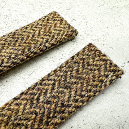 Tweed Herringbone Watch Strap Khaki 4