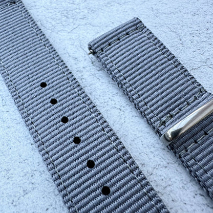 Two Piece NATO Watch Strap Grey 3