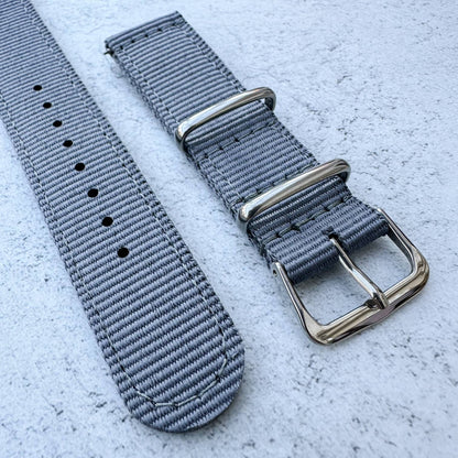 Two Piece NATO Watch Strap Grey 4